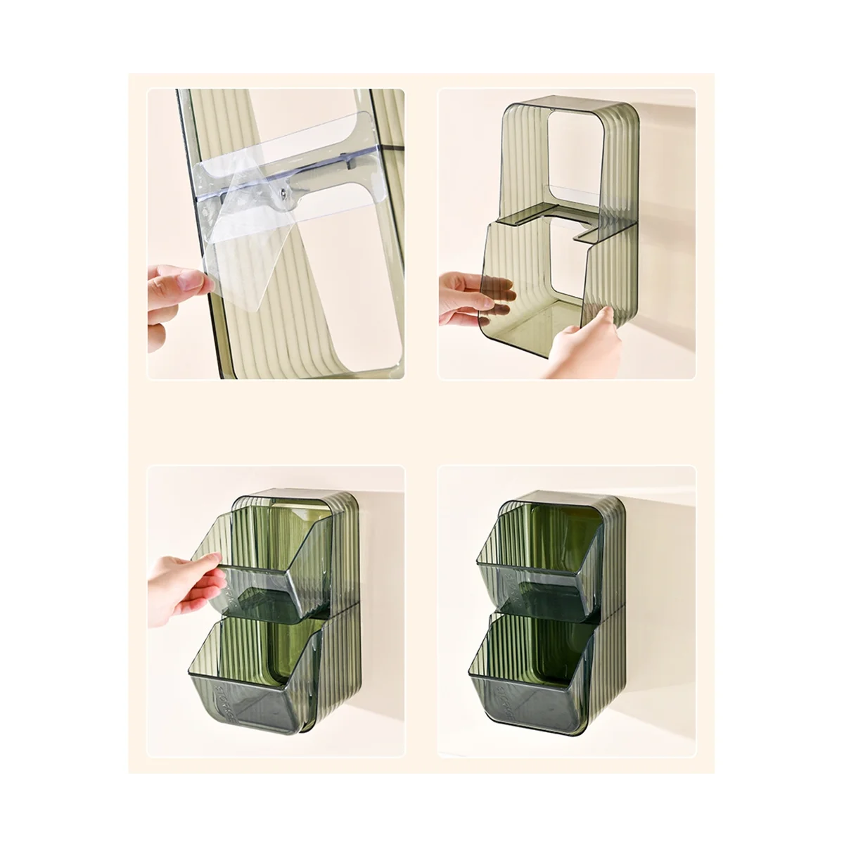 

Настольная полка настенная коробка для хранения чайных пакетиков и Высококачественная многофункциональная прозрачная, белая