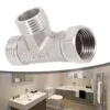 1pc T-Adapter Interface For Diverter Bath Toilet/Bidet Sprayer Shower Head/G1/2 Bathroom Accessories 3 Ways Valve T Adapter 2