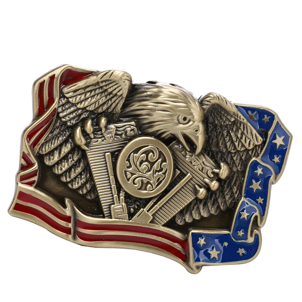 

Zinc Alloy Western Cow Rodeo Eagle Belt Buckle Jeans Accessory