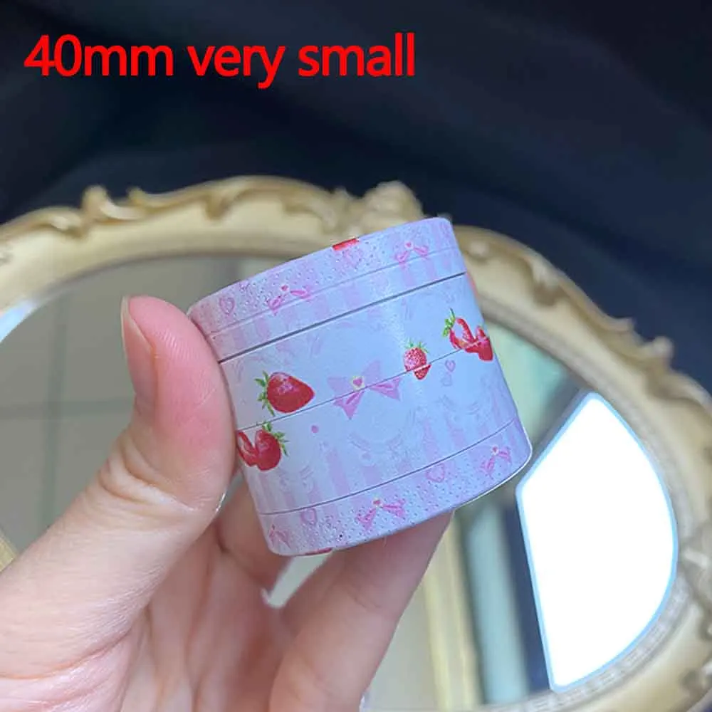 Pink Spice Grinder Crusher - Stylish Smoking Accessory & Girly Gift