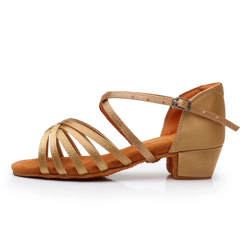 New Girls Ballroom Latin Dance Shoes  Women Children's Dance Shoes Women Professional child/kids/Salsa Practice Shoes Sandal