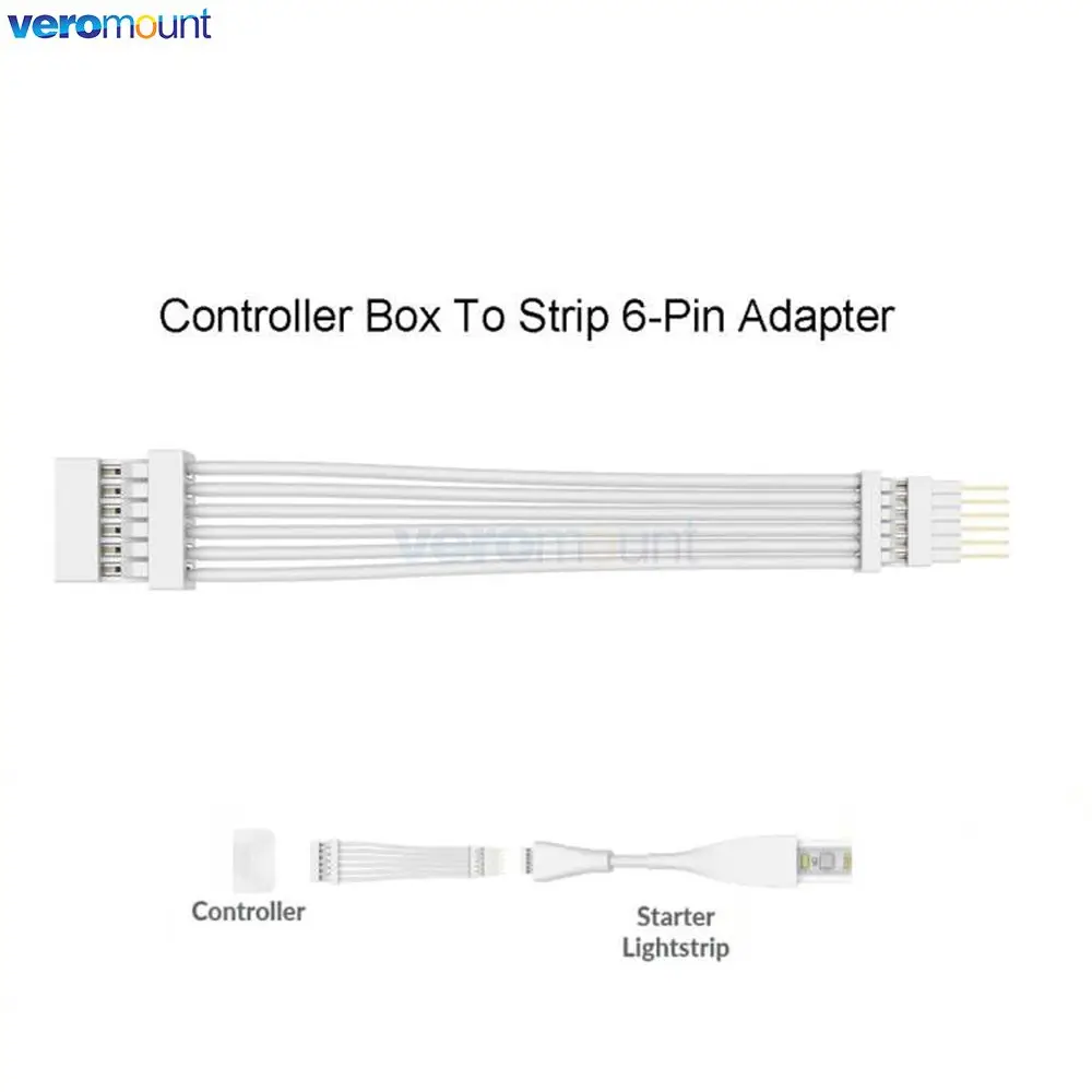 🔌 Amplía Tu Philips Hue Lightstrip Plus V4: Cable Paralelo Blanco (Splitter 3,4 Vías) - LightStrips Anonymous
