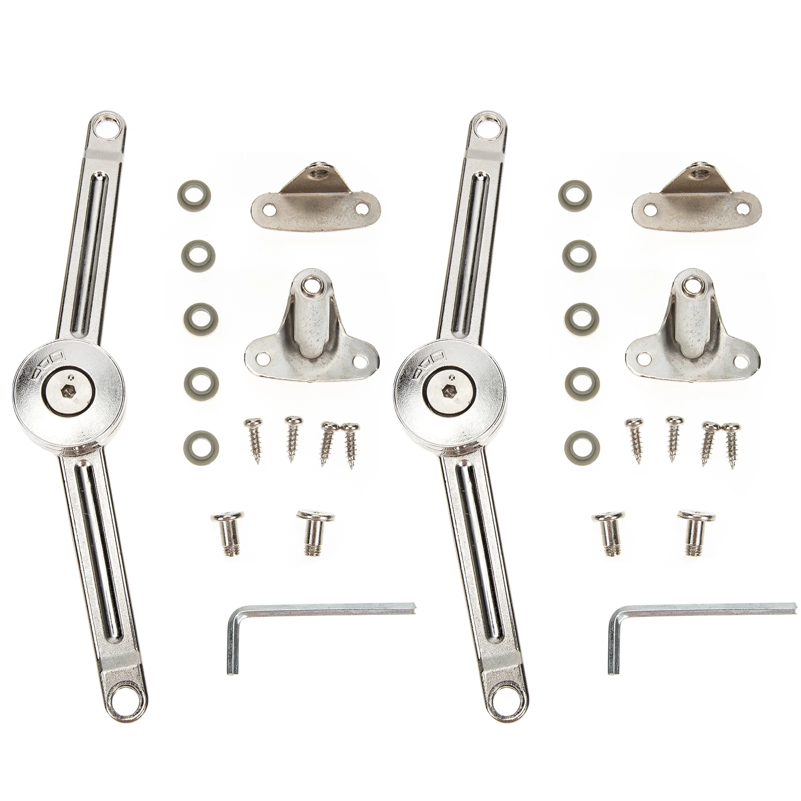 

2pcs Heavy Duty Lid Support Hinges Folding Lid Stay Hinge for Cabinet Wardrobe