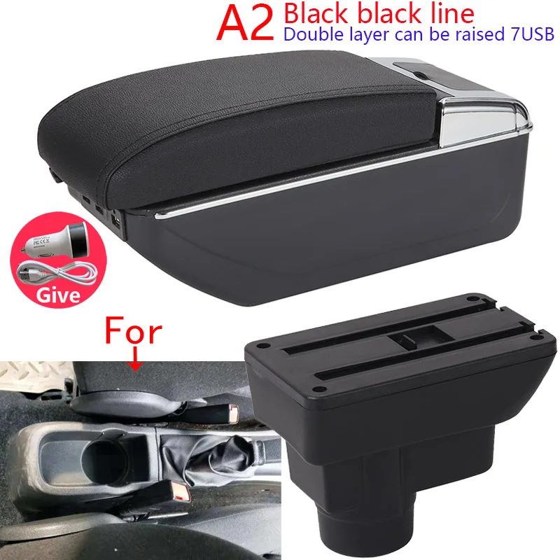 thumbnail image 1 of Para Opel Corsa D Reposabrazos Caja Para Opel Corsa Reposabrazos de coche Respaldo Interior Pieza de reequipamiento Caja de almacenamiento Accesorio Fácil instalación, 1 of 5