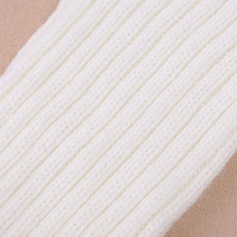 Y2k Multicolor Leg Warmers Solid Color Elastic Cotton Socks Women Soft Warm Foot Cover Girls Leg Protection Stacked Sock Covers