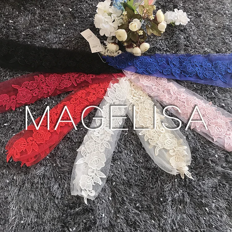 New sex black red white lace evening party pricecess lady bridesmaid long fingerless wedding gloves