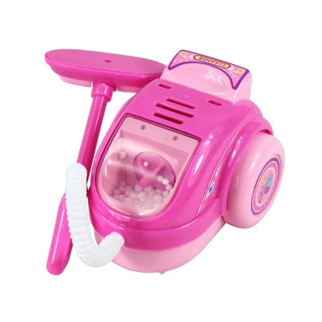 Mini Lavadora de Juguete Eléctrica color Rosa Educativa para tus Hijos