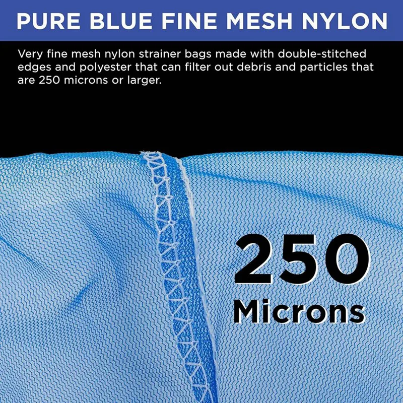 AB09-5 Gallon Paint Liquid Strainer Filter Bag With Fine Nylon Mesh, Disposable Filtering Bag, Elastic Top Opening 12Pack