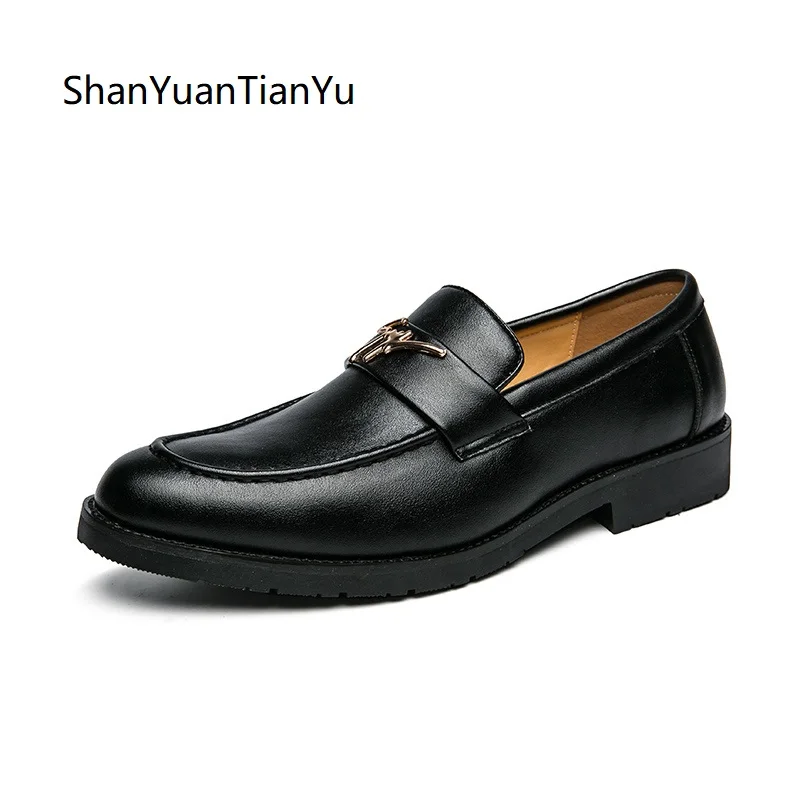

Quality High Leather Shoes Mens Patent Sneakers Black Shoes Oxford Formal Wedding Shoes Elegant Business Classic Shoes Man