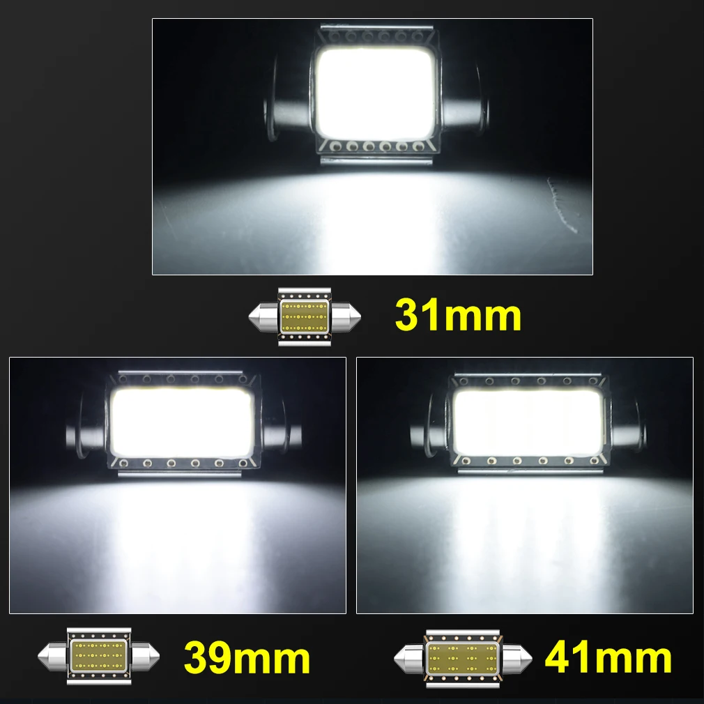 1 Stücke Auto LED Leselampe 31mm 36mm 39mm 41mm C5W C10W Super