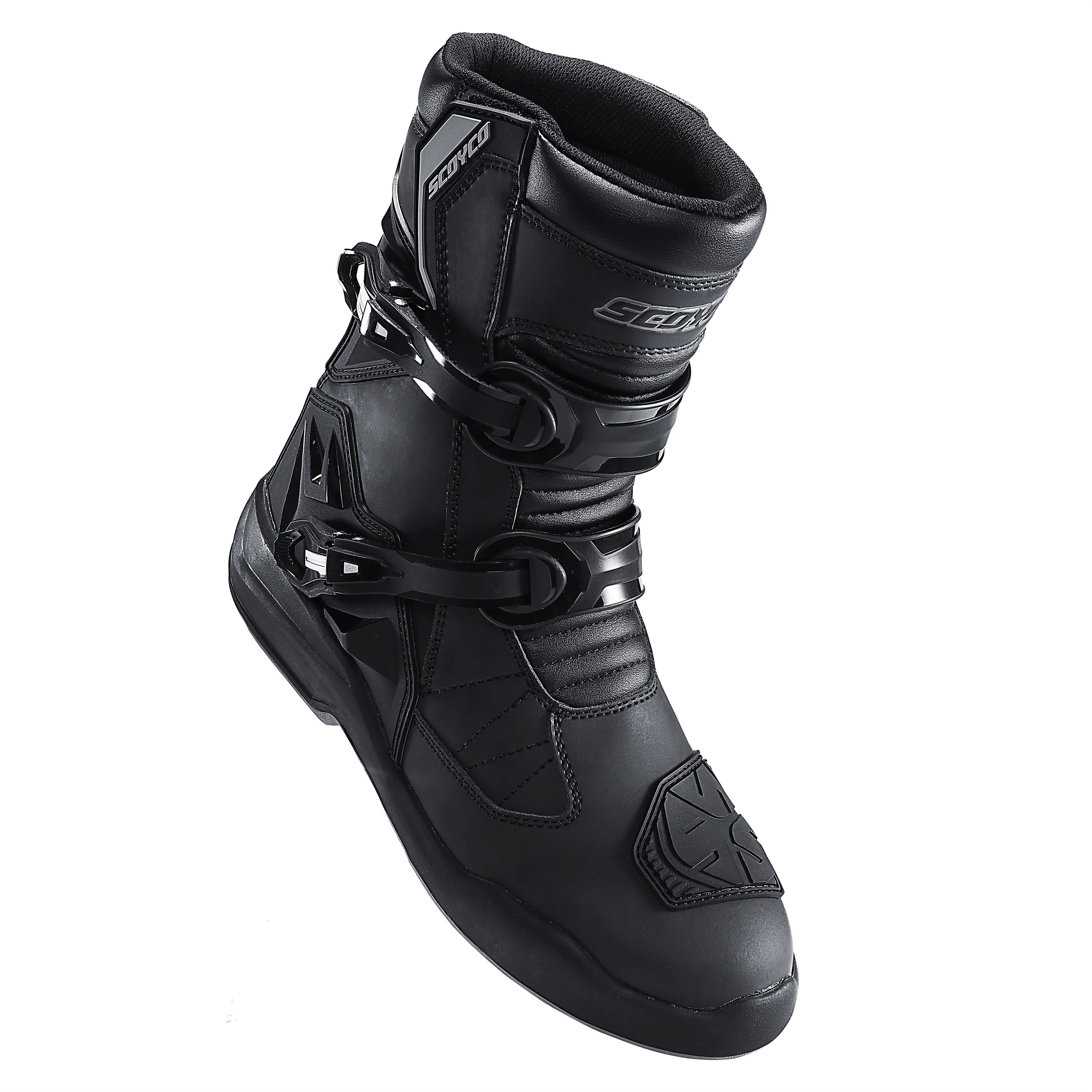 Wear-resistant Men's Biker Boots Anti-slip Motorcycle Boots Anti-fall Motocross Waterproof Motorcycle Protection Equipment motorcycle boots