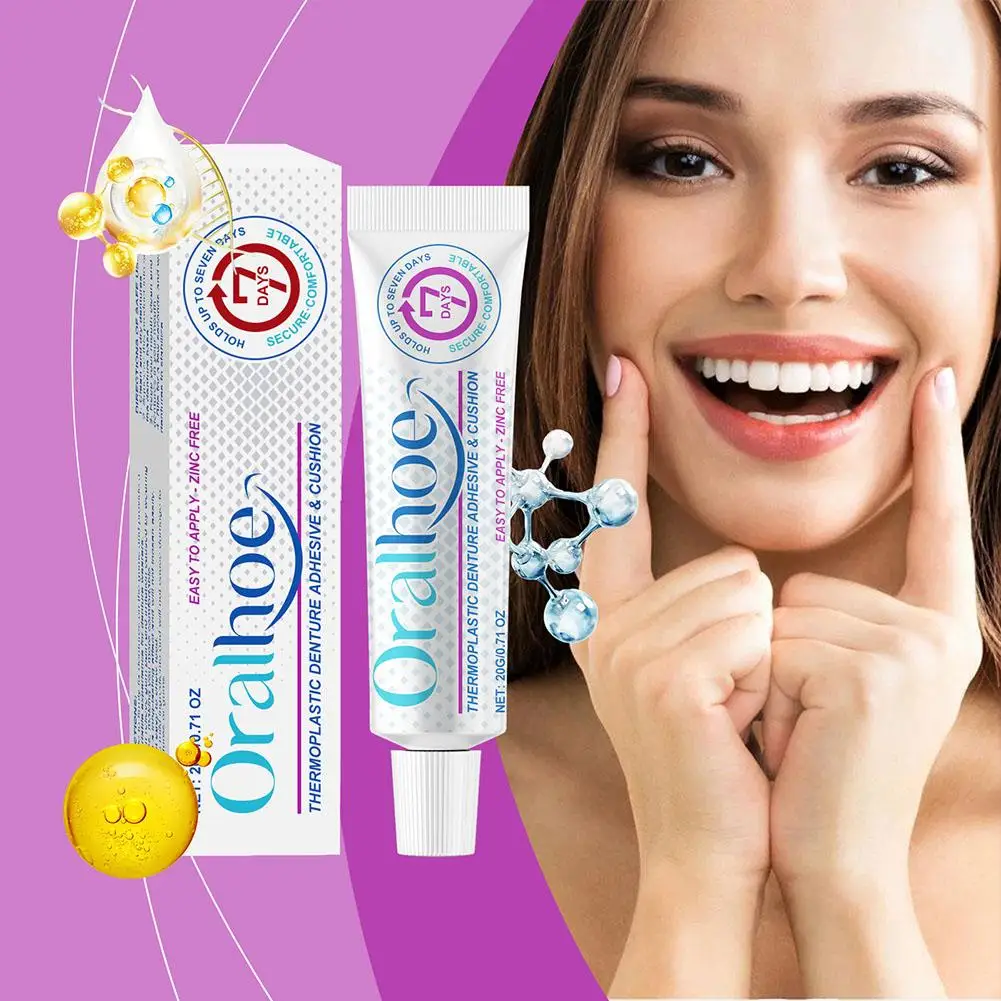 Long Lasting Thermoplastic Denture Adhesive for Oral Care