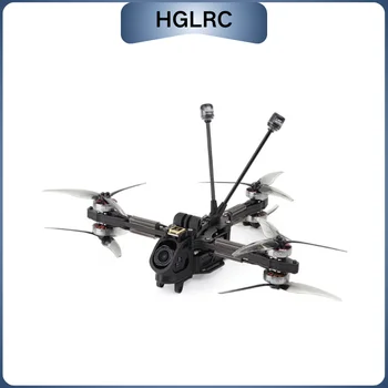 Drone FPV HGLRC Rekon Y6 da 5 Pollici, Analogico/Moonlight/DJI O3 con SPECTER F722 40A e 2004 1800KV 6S, Lungo Raggio