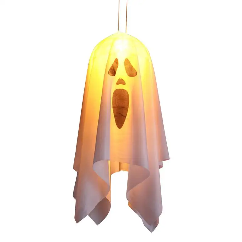 

Halloween Hangings Ghost Decoration Glowing Outdoor Decor For Spooky Fun Hangings Outdoor Decor Halloween Decorations For Tree