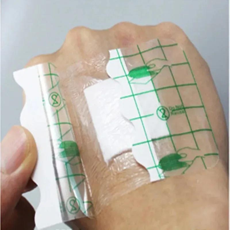 10pcs/lot Baby Children Transparent Tape Adhesive Plaster Waterproof Wound Hemostasis Sticker Band First Aid Bandage Kit