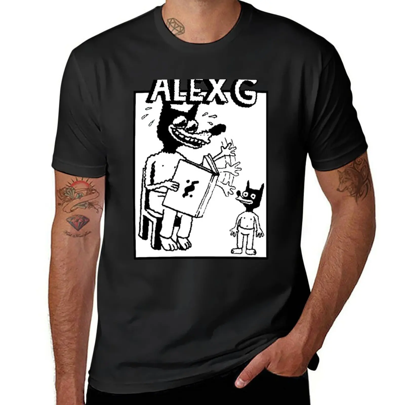 

(Sandy) Alex G Storytelling logo Essential T-Shirt custom t shirts summer top men clothes