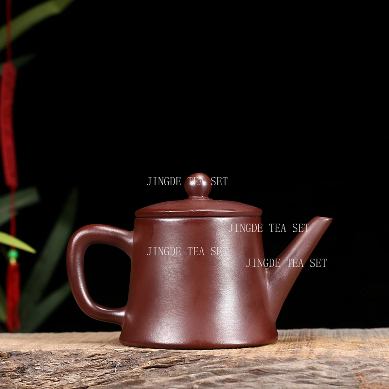 130ml Chaoshan Purple Clay Teapot Household Small Capacity Teapot Tea Set Chinese Style Opening Pot Green Tea Jasmine Tea Teapot