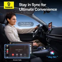 Baseus Wireless CarPlay Проводной и беспроводной адаптер CarPlay с автоматическим подключением Автомобильные интеллектуальные системы Plug & Play Bluetooth Smart CarPlay — изображение 2