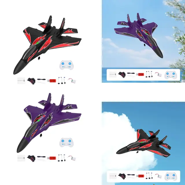 RC RC Airplane with Lights Features Easy to Control RC Drone Flying Toys for 4