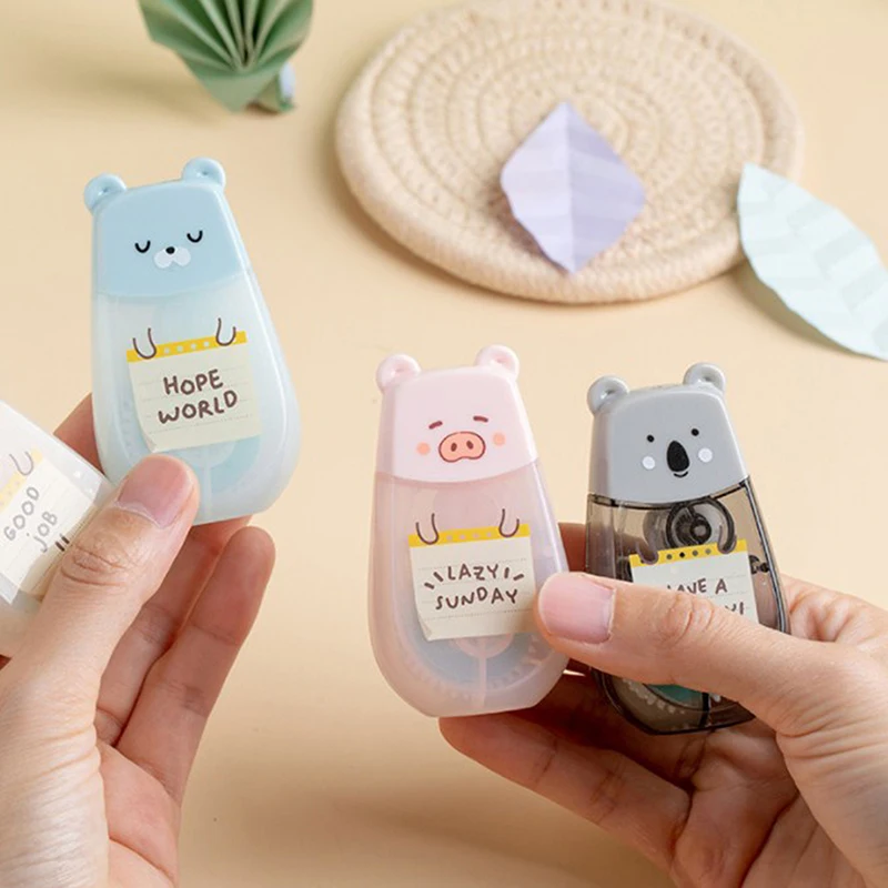 Portable Correction Tape Kawaii White Out Corrector Promotional Gift Stationery Student Prize School Office Supply