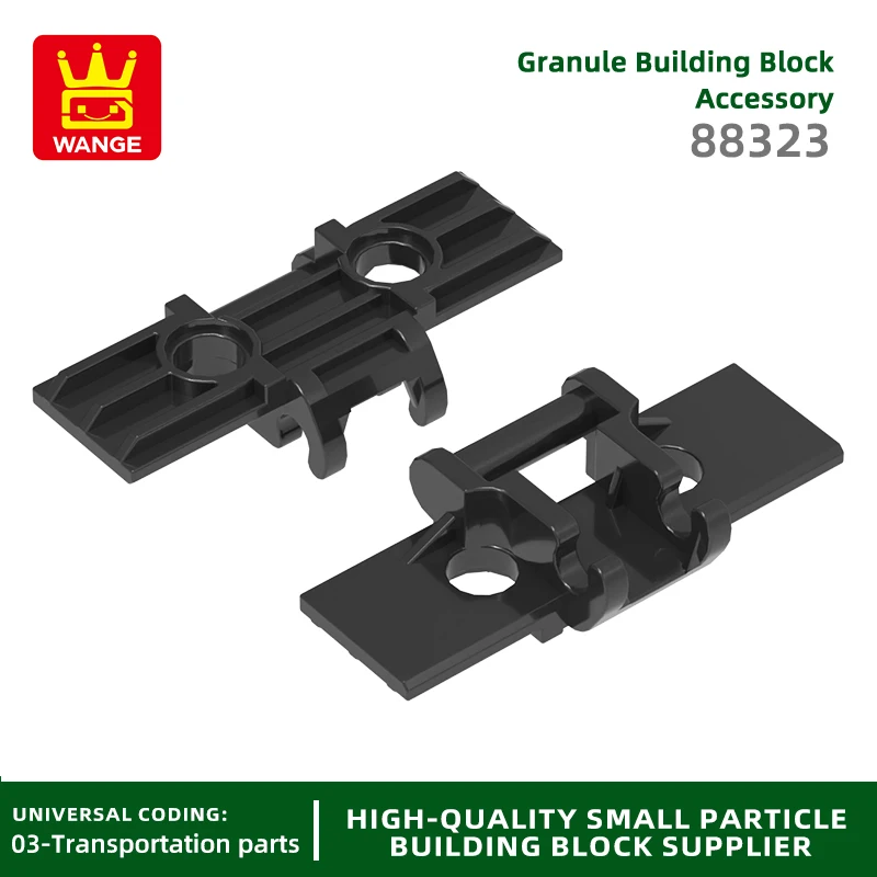 

780 Pcs/lot Large Tank Track Building Block Moc Color Chain Accessories Compatible with 88323 Brick DIY Children's Toy Gift Box