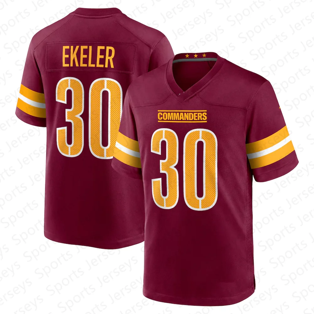 2024 Washington Jayden Daniels New American Football Men Jersey T shirt Football Sports Short Sleeve Jersey Tshirt 2