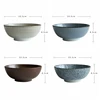 8 Inch Japanese Ramen Bowl Ceramic Noodle Bowl Stripe Design Large Soup Bowl Restaurant Household Retro Tableware 2