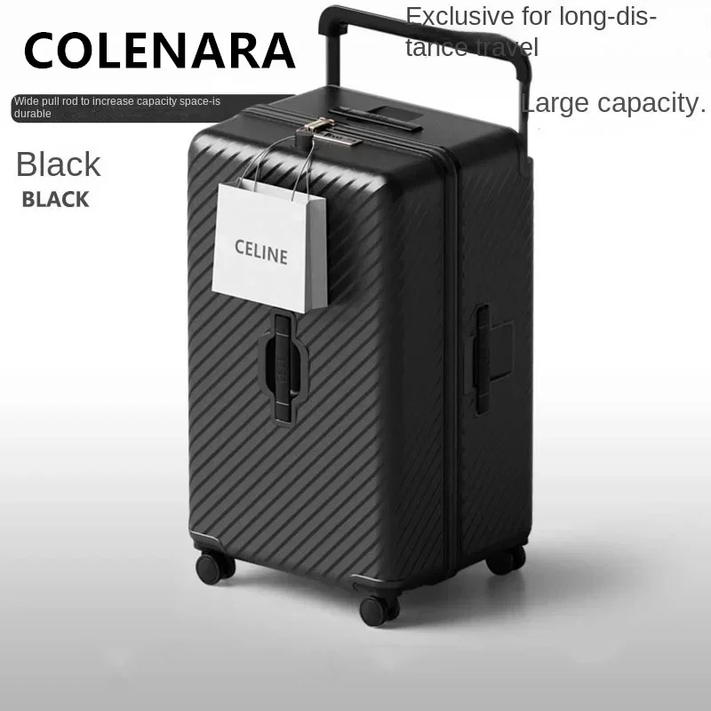 

Чемодан на колесиках COLENARA, прочный чемодан из поликарбоната для путешествий, для всей семьи, 22, 24, 26, 28, 30 дюймов