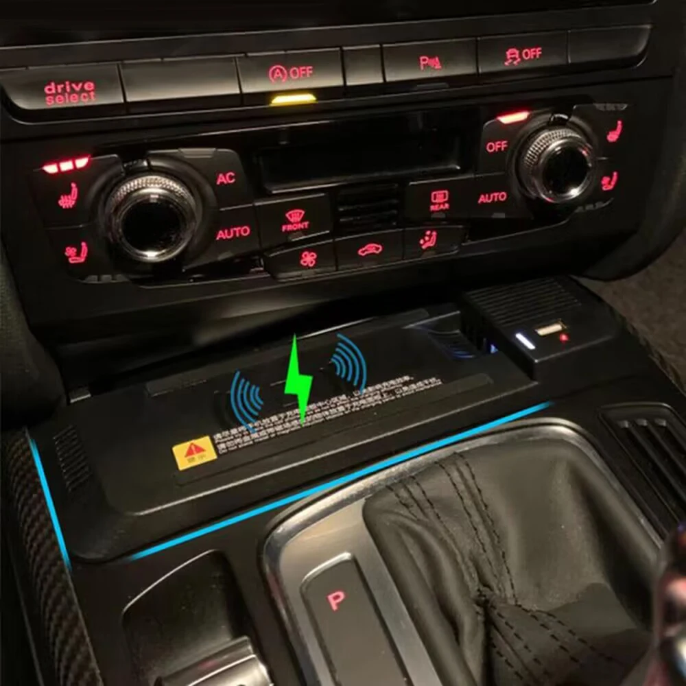 Car wireless charger For Audi A4 B8 B9 A4 Allroad A5 S5 RS5 SQ5