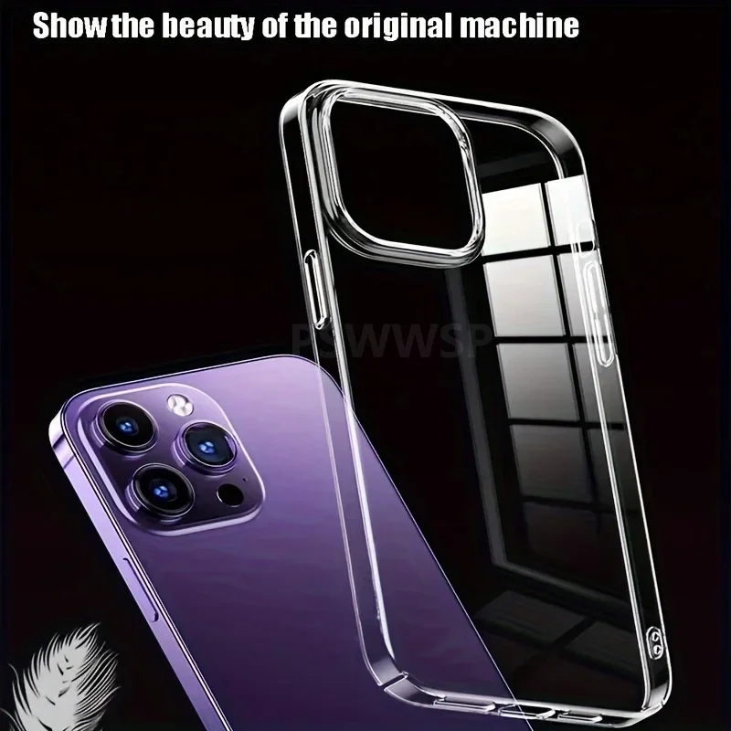 Luxury Transparent Phone Case For iPhone 17 Air 16 15 thumbnail 6