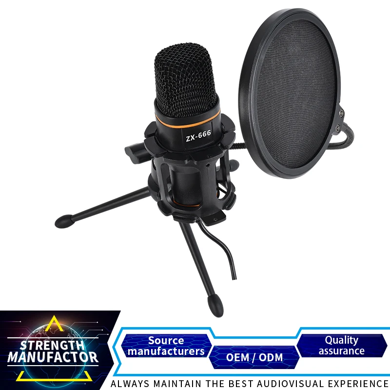 YTOM RGB Streaming USB Microphone Condenser Microphones for Laptop