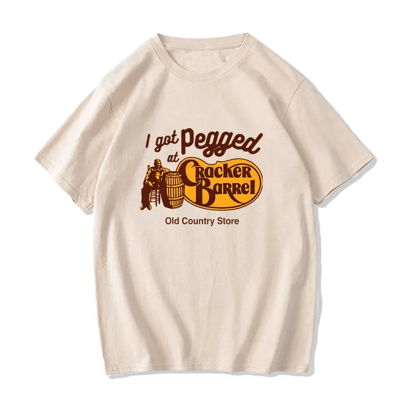 

Футболка CrackerBarrel Old Country Store Мужская, футболка с коротким рукавом, удобные хлопковые топы, высокое качество