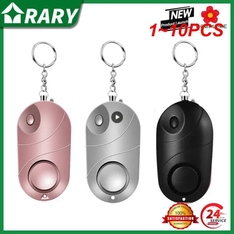 

1~10PCS Self Defense Alarm 130Db Security Alert Personal Safety Scream Loud Keychain Emergency Alarm For Elder Women