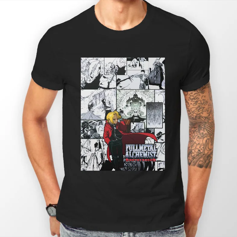 

Full Metal Alchemist Brotherhood Elric FMA Anime Tshirt T-Shirt Tee ALL SIZES