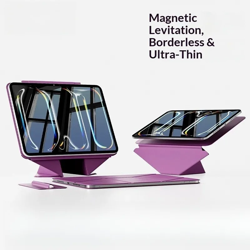 ZOYU Magnetic Double-Sided Clip Case with Elevated Support