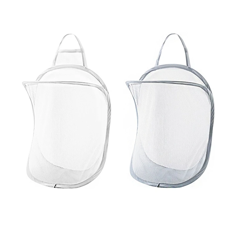 

Hanging Pop-Up Laundry Hamper Foldable Basket Wall Mounted Dirty Clothes Basket Dropshipping