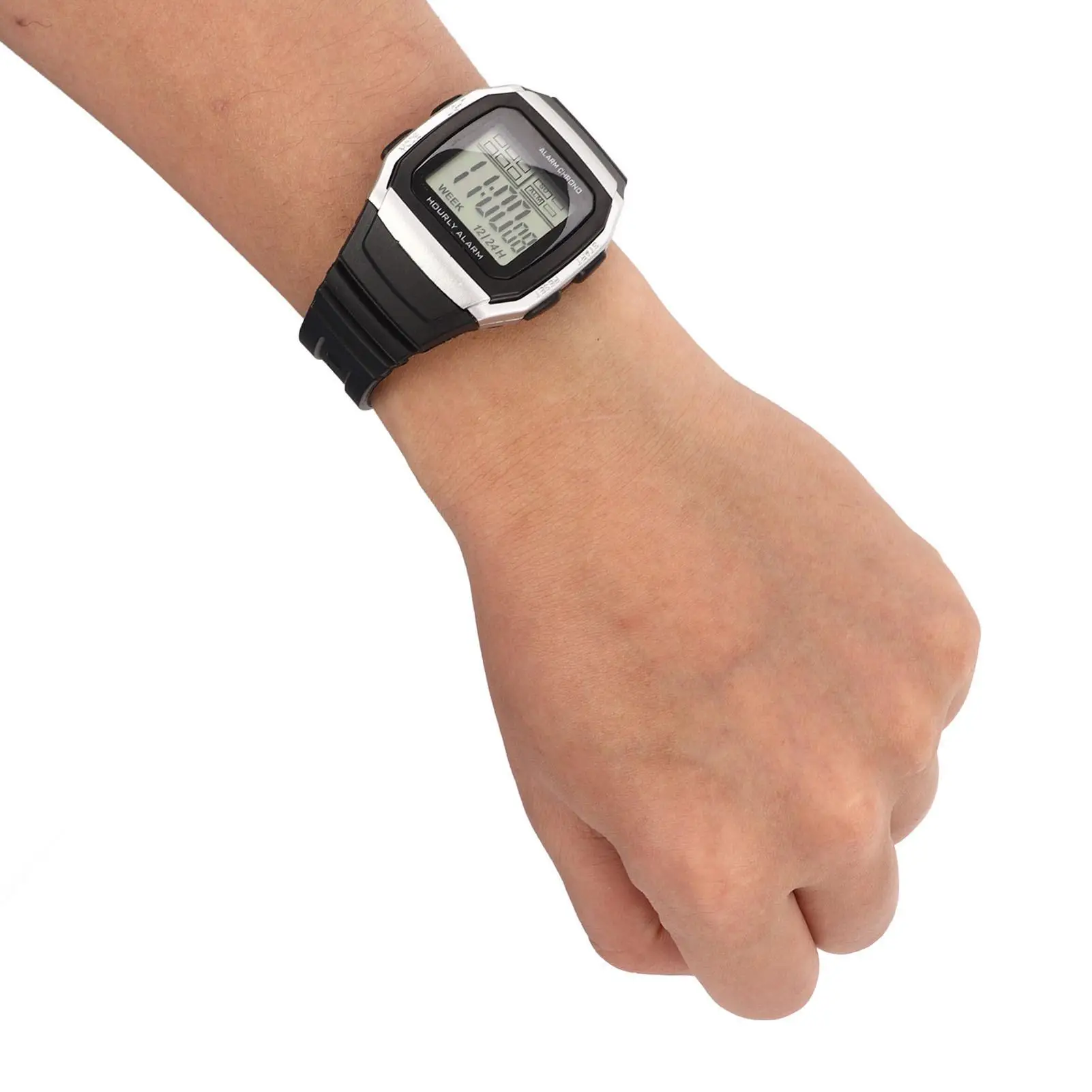 Shockproof Waterproof Digital for sport Watch with Day & Date-Classic Acrylic Resin for students & Outdoor Activities
