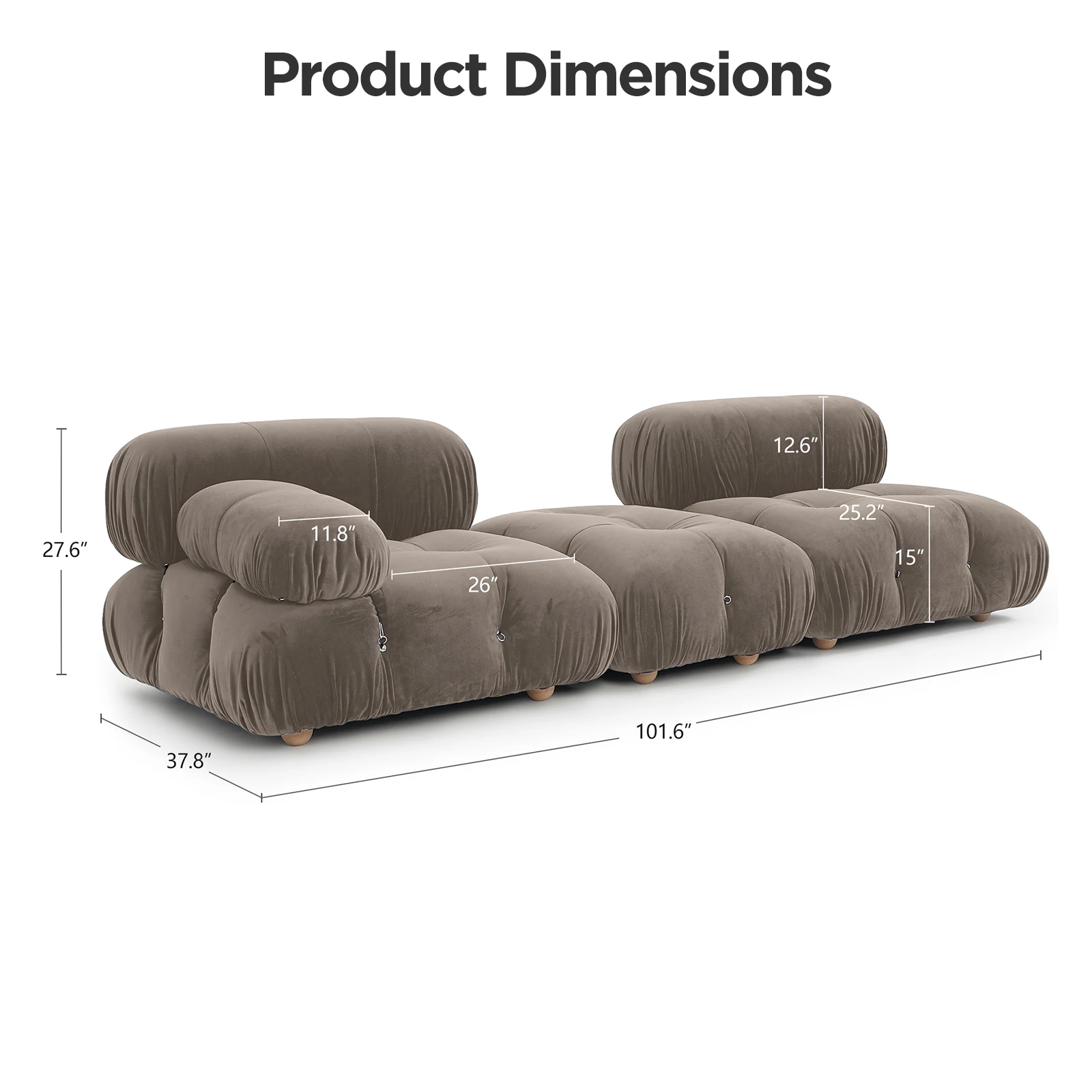 Luxuriance Designs - Camaleonda Modular Sectional Sofa Replica by Mario Bellini - Review