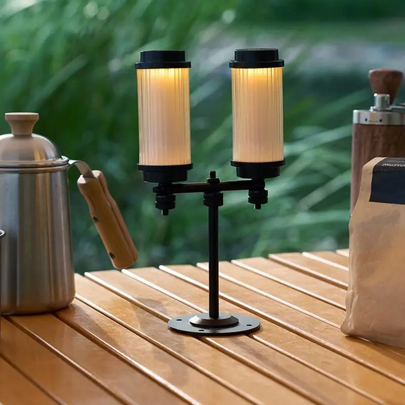 Lantern Stand Camping Detachable Desktop Light Stand Portable Outdoor Tabletop Light Mount For Camping Picnic Outdoor Activities