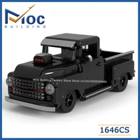 MOC Building Blocks Classic Vehicle Series US Pickup Truck Model DIY Assemble Bricks Creative Car Toys Collection Display Gifts 1