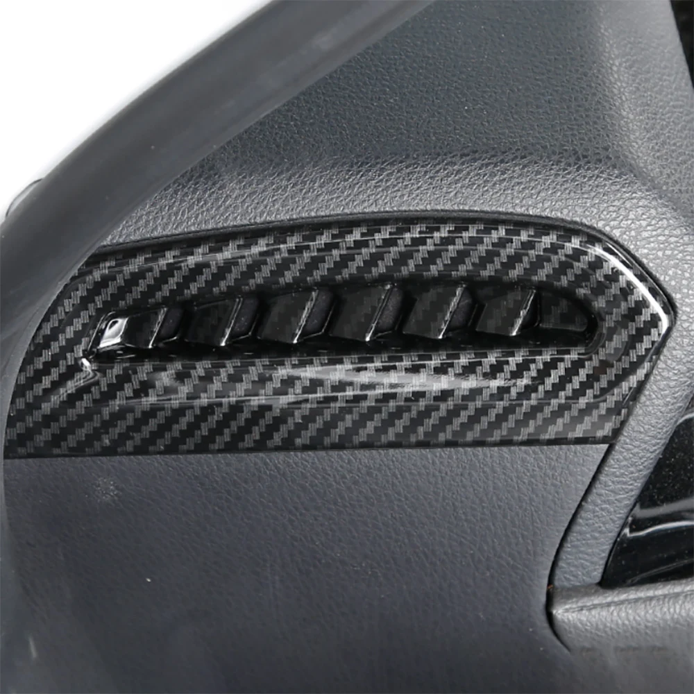 

For 2018-2022 Toyota Camry Dashboard AC Vent Air Outlet Bezel Trim Mouldings Carbon Fiber Effect