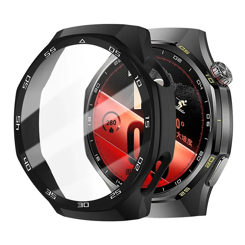 Premium Anti-Fall 360° Full Coverage Tempered Glass Watch Case Cover