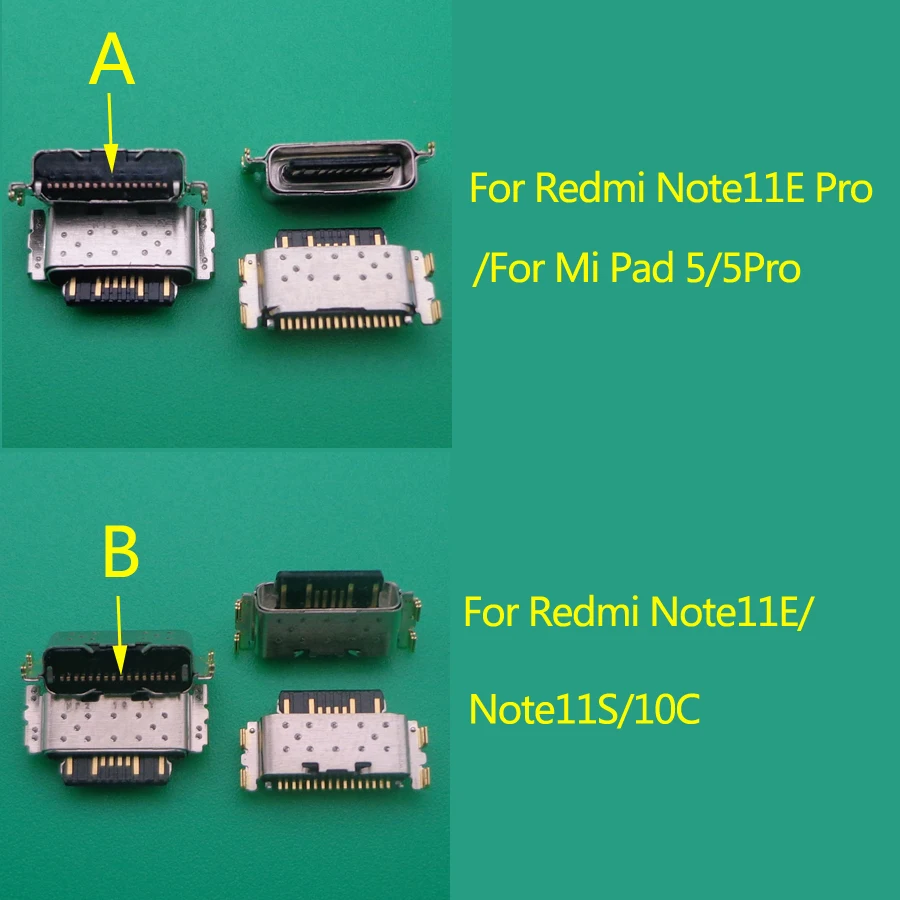 5Pcs Dock Connector Usb Charging Port Plug Charger Per Xiaomi Redmi Mi Pad 5 5Pro Note11S Note 11E Pro 11S 10C Note11E Note10C