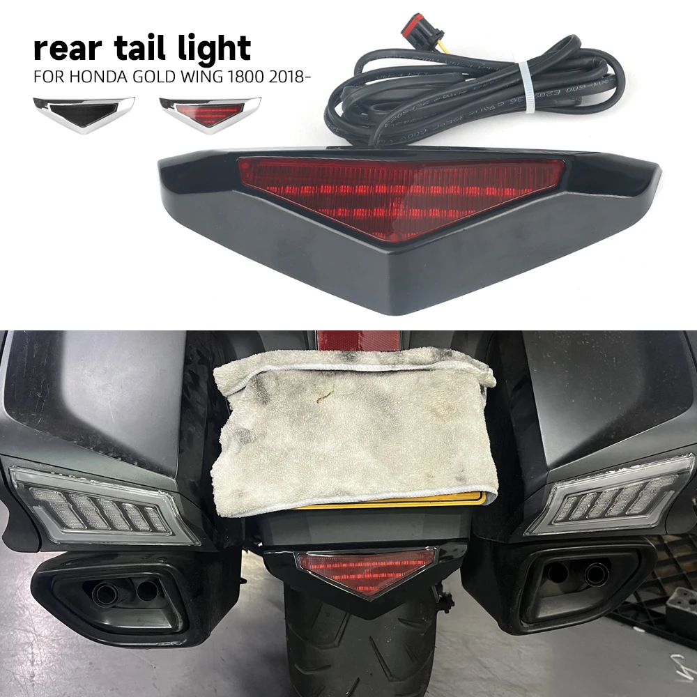 

Motorcycle Rear Lower Fender Trim Tail Light Brake Running LED Light For Honda Goldwing Gold Wing GL 1800 GL1800 F6B 2018-2024