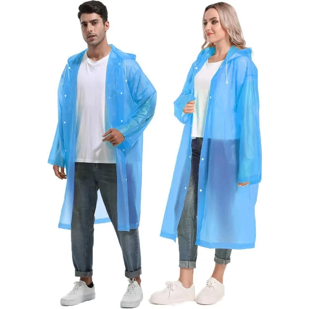Raincoat Poncho Waterproof Outdoor Hiking Portable Adult Poncho Raincoat Emergency Anti-rain
