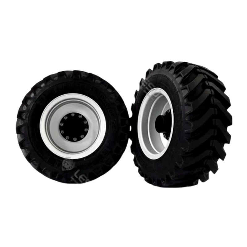 Tires Tyre Wheel Hub Rims for 1/14 Lesu Model Aoue-BL71 Two-head Busy Loader Rc Hydraulic Model Diy Upgrade Parts 6