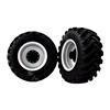 Tires Tyre Wheel Hub Rims for 1/14 Lesu Model Aoue-BL71 Two-head Busy Loader Rc Hydraulic Model Diy Upgrade Parts 6