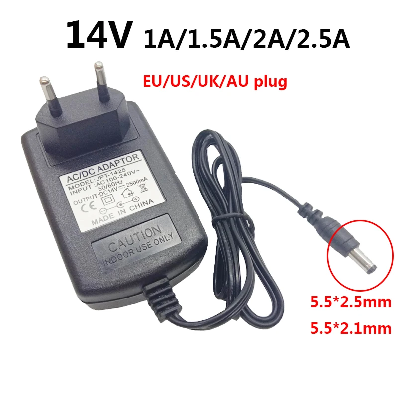 220vto14vPowerSupply220v14vacdc14vTransformer14VoltPowerSupply144VoltUKAUUSEU1A1.5A2A2.5AACDCAdapter-AliExpress