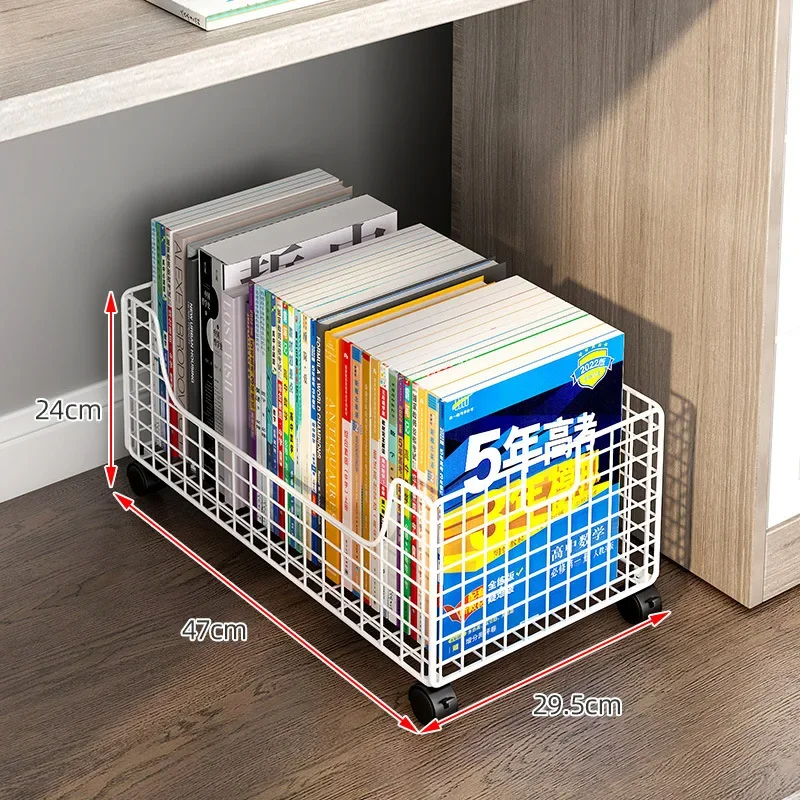 Estantería Infantil De Madera Whemyreat – Librería De Pie Con Forma De Olas Para Habitación De Niños