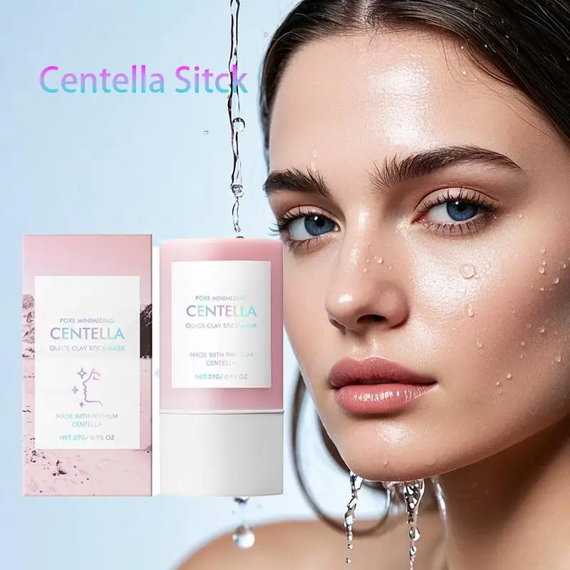 Centella Clay Stick Mask Pore Minimizing Quick Moisturizing Soothing Facial Brightening Face Mask Skin Care 27g 1